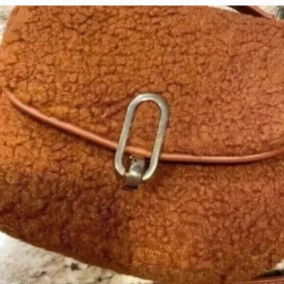 A New Day Mini Crossbody Bag - Brown Sherpa - Picture 6 of 8